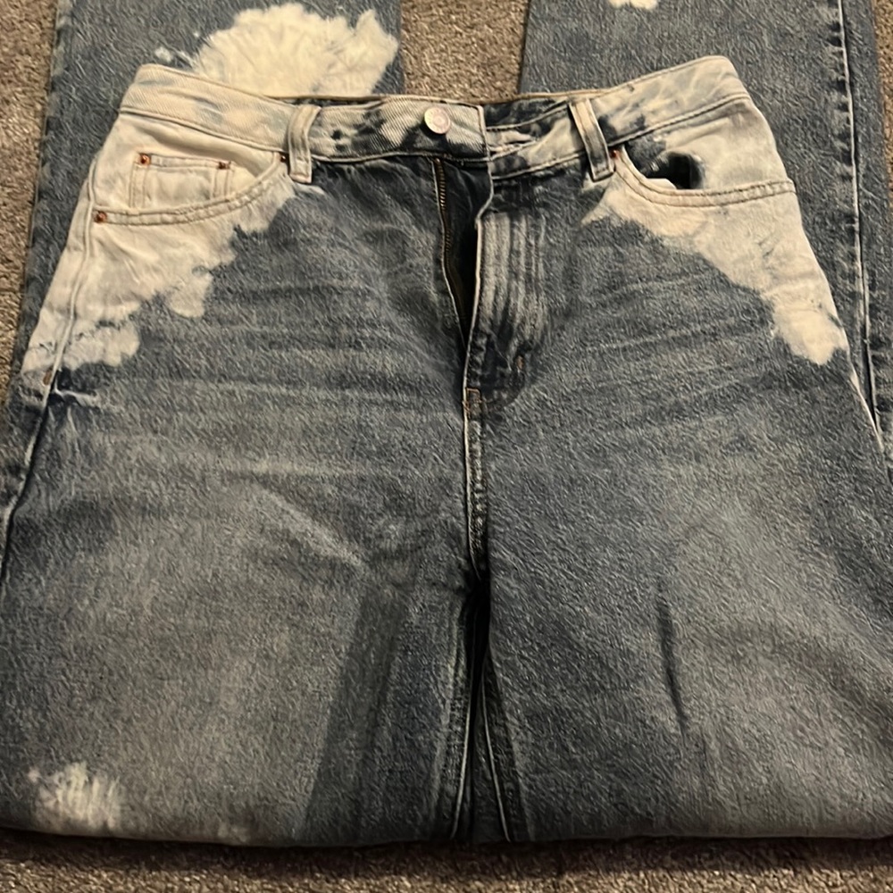 Bleached jeans